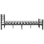 vidaXL Estructura de cama de acero negra 140x200 cm vidaXL Estructura de cama de acero negra 140x200 cm