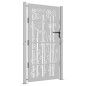 vidaXL Puerta de jardín acero corten diseño bambú 105x205 cm