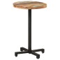 vidaXL Mesa de bistró redonda madera maciza reciclada Ø50x75 cm vidaXL Mesa de bistró redonda madera maciza reciclada Ø50x75 cm