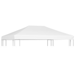 vidaXL Toldo de cenador 270 g/m² 4x3 m blanco