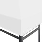 vidaXL Toldo de cenador 270 g/m² 4x3 m blanco vidaXL Toldo de cenador 270 g/m² 4x3 m blanco