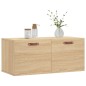 vidaXL Armario de pared madera ingeniería roble Sonoma 80x36,5x35 cm vidaXL Armario de pared madera ingeniería roble Sonoma 80x36,5x35 cm