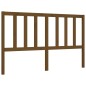 vidaXL Estructura de cama matrimonio con cabecero madera marrón miel vidaXL Estructura de cama matrimonio con cabecero madera marrón miel