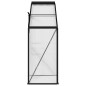 vidaXL Invernadero de aluminio gris antracita 1,38 m³ vidaXL Invernadero de aluminio gris antracita 1,38 m³