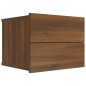vidaXL Mesitas de noche 2 uds contrachapada marrón roble 40x30x30 cm vidaXL Mesitas de noche 2 uds contrachapada marrón roble 40x30x30 cm