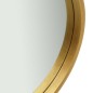 vidaXL Espejo de pared con correa dorado 40 cm vidaXL Espejo de pared con correa dorado 40 cm