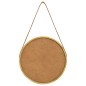 vidaXL Espejo de pared con correa dorado 40 cm vidaXL Espejo de pared con correa dorado 40 cm