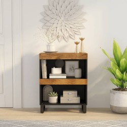 vidaXL Armario auxiliar madera maciza de mango 60x33x75 cm