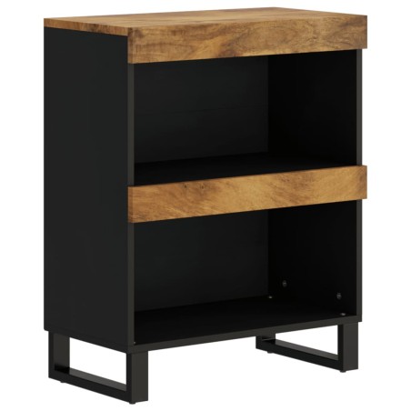 vidaXL Armario auxiliar madera maciza de mango 60x33x75 cm