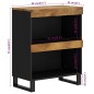 vidaXL Armario auxiliar madera maciza de mango 60x33x75 cm vidaXL Armario auxiliar madera maciza de mango 60x33x75 cm