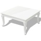 vidaXL Mesa de centro 80x80x42 cm blanco brillante vidaXL Mesa de centro 80x80x42 cm blanco brillante