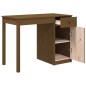 vidaXL Escritorio de madera maciza de pino marrón miel 100x50x75 cm vidaXL Escritorio de madera maciza de pino marrón miel 100x50x75 cm