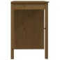 vidaXL Escritorio de madera maciza de pino marrón miel 100x50x75 cm vidaXL Escritorio de madera maciza de pino marrón miel 100x50x75 cm