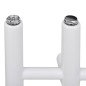 vidaXL Radiador toallero de baño en forma de E 600 x 1400 mm