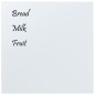 vidaXL Pizarra magnética de pared vidrio templado blanco 40x40 cm vidaXL Pizarra magnética de pared vidrio templado blanco 40x40 cm