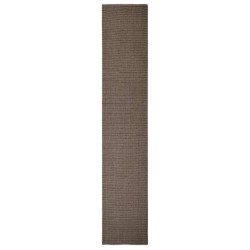 vidaXL Alfombra de sisal natural marrón 66x350 cm