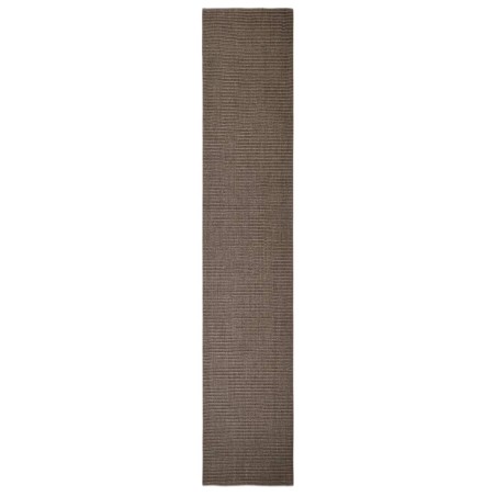 vidaXL Alfombra de sisal natural marrón 66x350 cm
