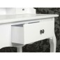 vidaXL Tocador con espejo y taburete blanco vidaXL Tocador con espejo y taburete blanco