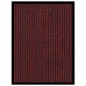 vidaXL Felpudo de rayas rojo 40x60 cm vidaXL Felpudo de rayas rojo 40x60 cm