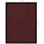 vidaXL Felpudo de rayas rojo 40x60 cm vidaXL Felpudo de rayas rojo 40x60 cm