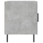 vidaXL Mesita de noche madera de ingeniería gris hormigón 40x40x50 cm vidaXL Mesita de noche madera de ingeniería gris hormigón 40x40x50 cm