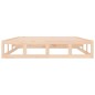 vidaXL Estructura de cama de madera maciza King Size 150x200 cm vidaXL Estructura de cama de madera maciza King Size 150x200 cm