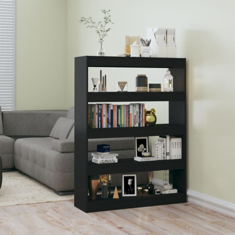 vidaXL Estantería/divisor de espacios negro 100x30x135 cm vidaXL Estantería/divisor de espacios negro 100x30x135 cm