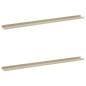 vidaXL Estantes de pared 2 unidades blanco y roble Sonoma 115x9x3 cm vidaXL Estantes de pared 2 unidades blanco y roble Sonoma 115x9x3 cm