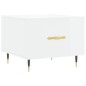 vidaXL Mesa de centro madera de ingeniería brillo blanco 50x50x40 cm vidaXL Mesa de centro madera de ingeniería brillo blanco 50x50x40 cm