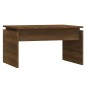 vidaXL Mesa de centro madera contrachapada roble marrón 68x50x38 cm vidaXL Mesa de centro madera contrachapada roble marrón 68x50x38 cm