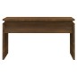vidaXL Mesa de centro madera contrachapada roble marrón 68x50x38 cm vidaXL Mesa de centro madera contrachapada roble marrón 68x50x38 cm