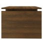 vidaXL Mesa de centro madera contrachapada roble marrón 68x50x38 cm vidaXL Mesa de centro madera contrachapada roble marrón 68x50x38 cm