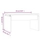 vidaXL Mesa de centro madera contrachapada roble marrón 68x50x38 cm vidaXL Mesa de centro madera contrachapada roble marrón 68x50x38 cm
