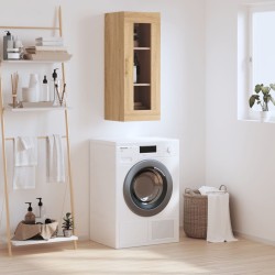 vidaXL Armario de pared roble Sonoma 34,5x34x90 cm
