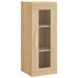vidaXL Armario de pared roble Sonoma 34,5x34x90 cm