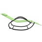 vidaXL Tumbona mecedora de acero y textilene verde vidaXL Tumbona mecedora de acero y textilene verde