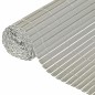 Nature Valla cañizo de ocultación jardín doble cara PVC gris 1x3 m Nature Valla cañizo de ocultación jardín doble cara PVC gris 1x3 m