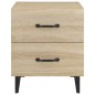 vidaXL Mesita de noche color roble Sonoma 40x35x47,5 cm vidaXL Mesita de noche color roble Sonoma 40x35x47,5 cm