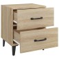 vidaXL Mesita de noche color roble Sonoma 40x35x47,5 cm vidaXL Mesita de noche color roble Sonoma 40x35x47,5 cm