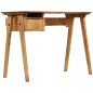 vidaXL Escritorio de madera maciza de mango 110x50x76 cm vidaXL Escritorio de madera maciza de mango 110x50x76 cm