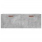 vidaXL Armario de pared madera ingeniería gris hormigón 100x36,5x35 cm vidaXL Armario de pared madera ingeniería gris hormigón 100x36,5x35 cm