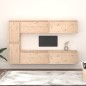 vidaXL Muebles para TV 6 piezas madera maciza de pino