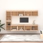 vidaXL Muebles para TV 6 piezas madera maciza de pino