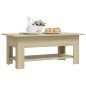 vidaXL Mesa de centro madera de ingeniería roble Sonoma 102x55x42 cm vidaXL Mesa de centro madera de ingeniería roble Sonoma 102x55x42 cm