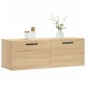 vidaXL Armario de pared madera ingeniería roble Sonoma 100x36,5x35 cm vidaXL Armario de pared madera ingeniería roble Sonoma 100x36,5x35 cm