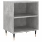 vidaXL Mesita de noche madera de ingeniería gris hormigón 40x30x50 cm vidaXL Mesita de noche madera de ingeniería gris hormigón 40x30x50 cm