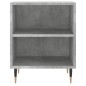 vidaXL Mesita de noche madera de ingeniería gris hormigón 40x30x50 cm vidaXL Mesita de noche madera de ingeniería gris hormigón 40x30x50 cm
