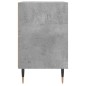 vidaXL Mesita de noche madera de ingeniería gris hormigón 40x30x50 cm vidaXL Mesita de noche madera de ingeniería gris hormigón 40x30x50 cm