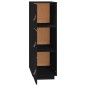 vidaXL Aparador alto de madera maciza de pino negro 34x40x108,5 cm vidaXL Aparador alto de madera maciza de pino negro 34x40x108,5 cm