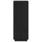 vidaXL Aparador alto de madera maciza de pino negro 34x40x108,5 cm vidaXL Aparador alto de madera maciza de pino negro 34x40x108,5 cm